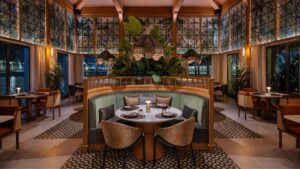 Thai Dining Setup at Thiptara Restaurant, Address Downtown