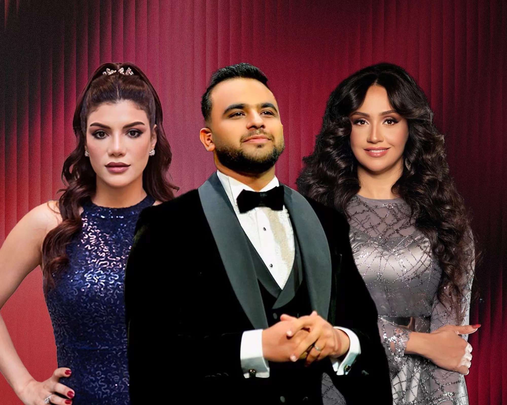 Sabrine El Negily, Hossam Hosny, and Ayaat Farouk