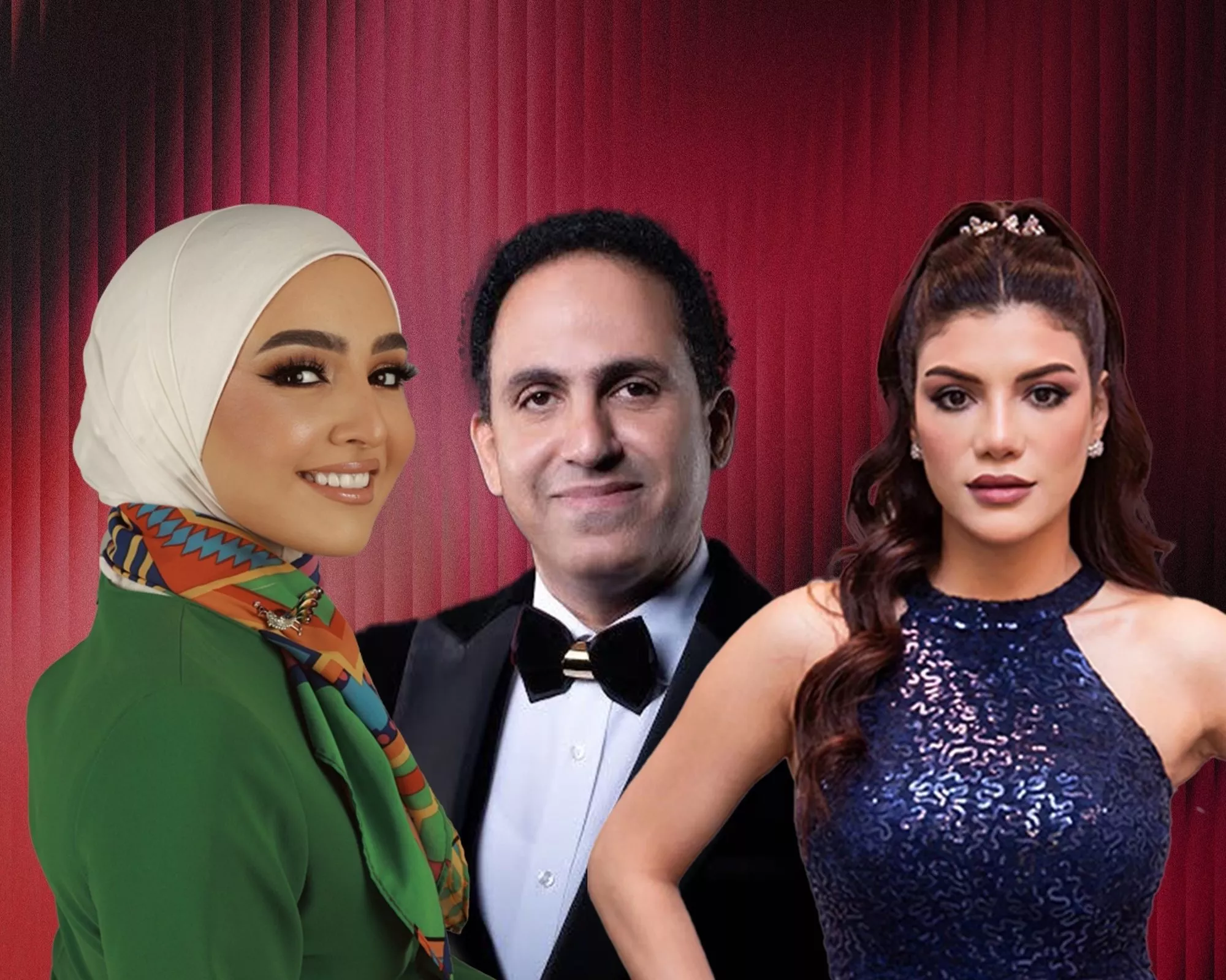 Hala Roshdy, Yasser Soliman, and Sabrine El Negily