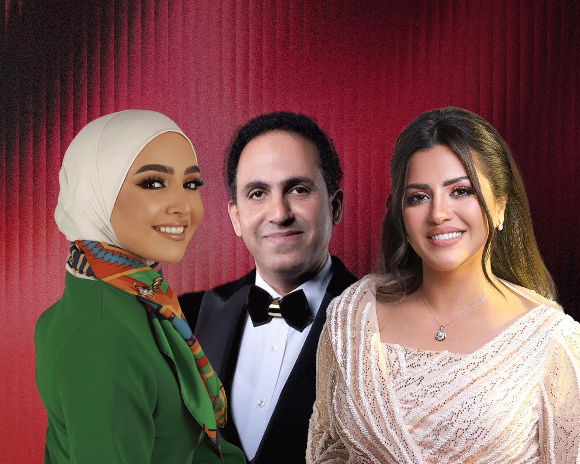 Hala Roshdy, Yasser Soliman, and Eman Abdelghany