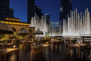 Celebrate in ambience and dine from Thiptara Dubai restaurant with Burj Khalifa and dancing Fountain views